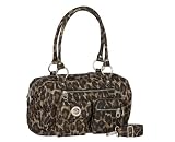 Baggallini Leopard Crinkle Nylon Berlin bagg