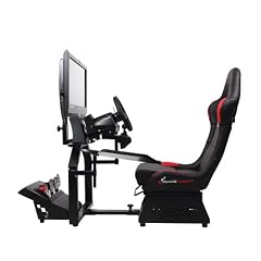 PS2.1 RaceRoom Home Simulator Set mit Logitech G27 Lenkrad + 2.1 Soundsystem + Multi-Touchscreen PC mit Intel Core i3-2100 CPU + 64 GB SSD Festplatte