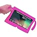 Sunworld 7'' inch Silicone Rubber Gel Soft Skin Case Cover case for 7'' Dragon Touch A13 Dual Core Q88 Tablet-Pink (Compatible with tablet size : 182mm (L) X 121mm (W) )