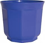 Rush Creek Designs PIM2010026321 10-Inch Blue Hawthorne Injection Molded Planter