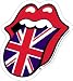 Rolling Stones England Flag Sticker S-5773