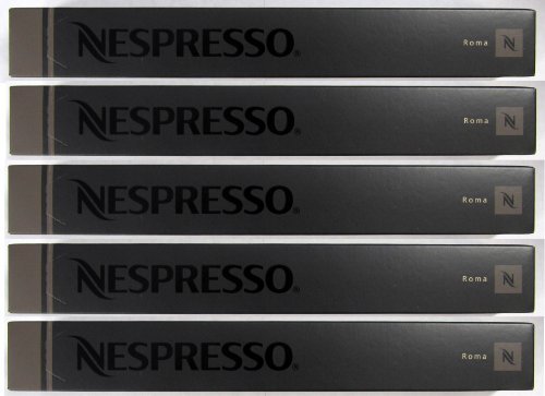 50 Nespresso Capsules Roma Coffee New