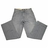 Marc Ecko - Ecko Unlimited Mens Washed Grey Baggy Fit Jeans