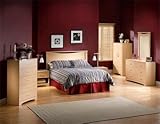 SouthShore Contemporary Maple 5-Piece Full Queen Bedroom Suite (Natural Map ....