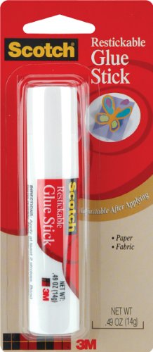 Scotch 6314CRAFT 0.49-Ounce Glue Sticks, 4-Pack