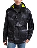 Quik SNOW Men’s Travis Rice Signature Jacket, Black Travis Print, Large thumbnail