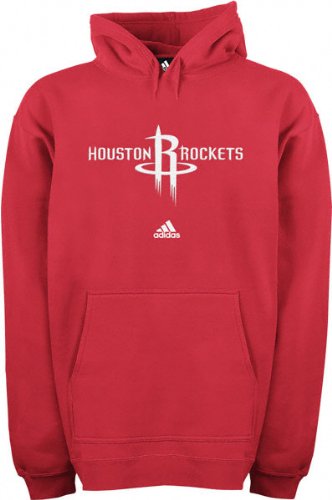 adidas Houston Rockets Red Primary Logo Hoody Sweatshirt (XX-Large)