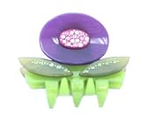 Caravan Stoned Flower Color Hair Claw