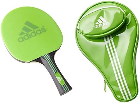 Adidas Laser Table Tennis Racket and Case - Green