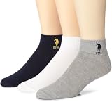 U.S. Polo Assn. Boys 2-7 Boys Dh 3 Pack Crew Sock
