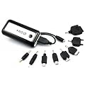 LEICKE Carica batteria portatile Power Station 5600 mAh, caricabatteria portatile compatto per Cellulari, Smatphone, Tablet - Capacit�: 5600 mAh - Con custodia e kit di adattatori - 24 mesi di garanzia