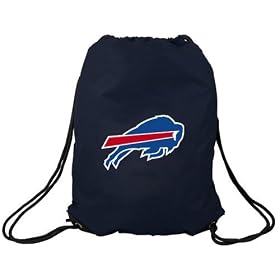 Buffalo Bills Navy Blue Nylon Drawstring Backpack