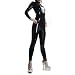 Latex Rubber Full Catsuits, Black Size X-Small