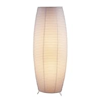 Adesso Suki Floor Lantern, White