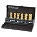 Terrax  A108820T 7-teiliger Kernbohrer-Satz HSS-TiN � 12,0- 22,0 mm