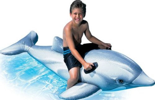 Childrens Toyshop  Toys : Intex little inflatable dolphin (ref 58535)