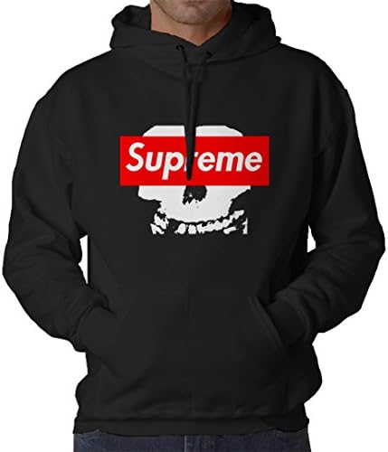 The Misfits X Supreme Black Hoodie For Unisex Adult Size M