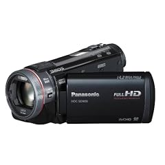 Panasonic HDC-SD909EGK Full HD Camcorder (SD-Kartenslot, 12-fach opt. Zoom, 8,8 cm (3,5 Zoll) Display, Bildstabilisator, 3D kompatibel) schwarz