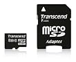 Transcend - Tarjeta de memoria microSDHC de 8 GB con adaptador SD