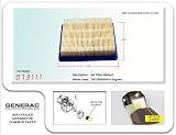 Generac Part #: 73111 - ELEMENT, AIR FILTER