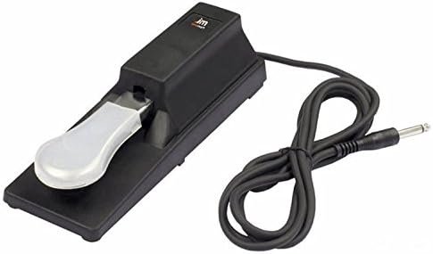 Universal Foot Pedals for Keyboard and Piano - Electronic Sustain Pedal - Compatible with Yamaha DGX-230 / DGX-530 / DGX-640 / EZ-220 ; Piaggero NP11 / NP31 / PV60 / NPV80 ; PSR-E343 / PSR-E443