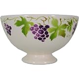 Grapes Stenciled Fruit Design Cafe au Lait Bowl ~ French Design