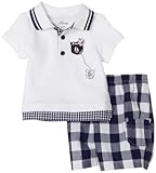 Little Me Nautical Short Set