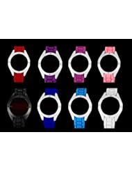 Youyoupifa Cool Style Black Dial Black Silicone Band LED Wrist Watch£¨Unisex£©