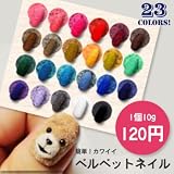 ベルベットネイルパウダー23色10g (1 ネオンピンク) ベルベットネイルパウダー23色10g (1 ネオンピンク)
