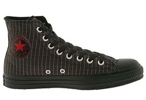 Converse Chuck Taylor All Star Hi Top Pinstripe Black/Chilipepper/White men's 4/ women's 6