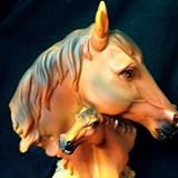 Horse Head Bust with Baby Figurine