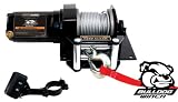 Bull Dog 2,000 lb ATV Self Recovery Utility WinchBullDog 2000lb ATV Winch with Mini-Rocker Switch, Mounting Channel, Roller Fairlead & Wire Rope