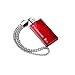 Silicon Power Touch 810 8GB USB 2.0 Flash Drive (Red)