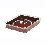 1 Compartment Jewelry Organizer in Burgundy by Neatnix