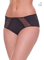 Selene Pack x 2 Braguita (Negro)