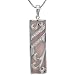 Phoenix Rose Quartz Pendant Necklace with Platinum Overlay CAREFREE Sterling Silver
