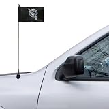 MLB Florida Marlins 4" x 5.5" Black Antenna Flag