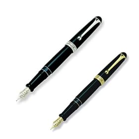 Aurora 88 Ottantotto 830 Black Resin w  Gold or Chrome Trim Fountain Pen