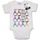 from Dirty Fingers Dirty Fingers What would ELVIS do? Baby & Toddler Short Sleeve Bodysuit / BabyGrow, 6-12 months, White