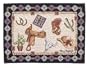 Set of 2 Western Theme Decorative Placemats 12" x 17"
