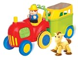 Small World Toys Activity (Activity Tractor w/ Trailing Stable) 8