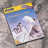 APOPP200C Plain Paper Copier Transparency Film, White Sensing Stripe