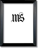 6x8 6 x 8 Frame for Picture or Photo, Black, style #601