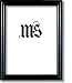 Imperial Frames 6 by 8-Inch/8 by 6-Inch Picture/Photo Frame, Round, Black Molding