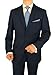 Gino Valentino Men's Two Button Modern Striped Suit