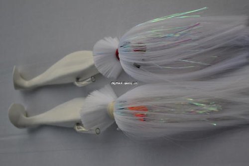 Blue Water Candy 81751 Tandem Loaded Parachute Rig, White Finish