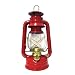V&O 210-76030 Centennial Brass Trim Oil Lantern, Red