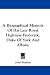 Book A Biographical Memoir Of His Late Royal Highness Frederick, Duke Of York And Albany