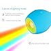 Klau Silicone Outdoor Shower Waterproof Portable Bluetooth 4.1 Speaker LED 7 Colors Varies Light Flashlight Blue for Hiking Cycling Bathroom
