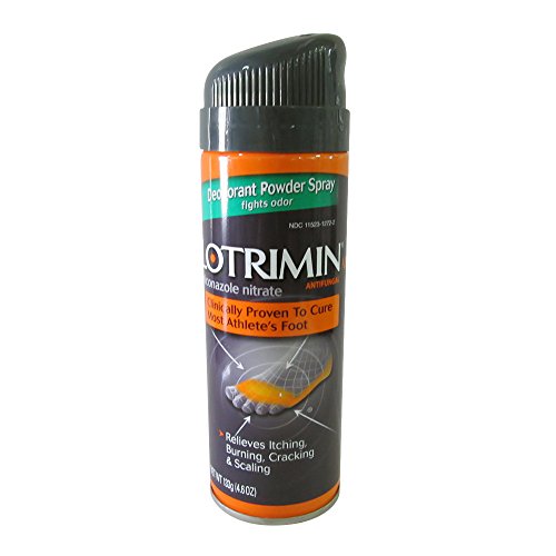 Lotrimin AF Antifungal Deodorant Powder Aerosol Spray, Super Size 4.6